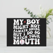 子どもがいつも揺れるとは限らないが見ておこう 招待状 (スタンド正面)