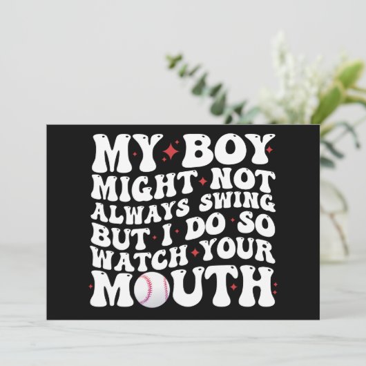 子どもがいつも揺れるとは限らないが見ておこう 招待状 (スタンド正面)