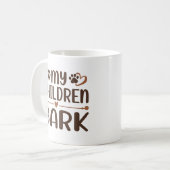 子どもがほえる コーヒーマグカップ (正面左)