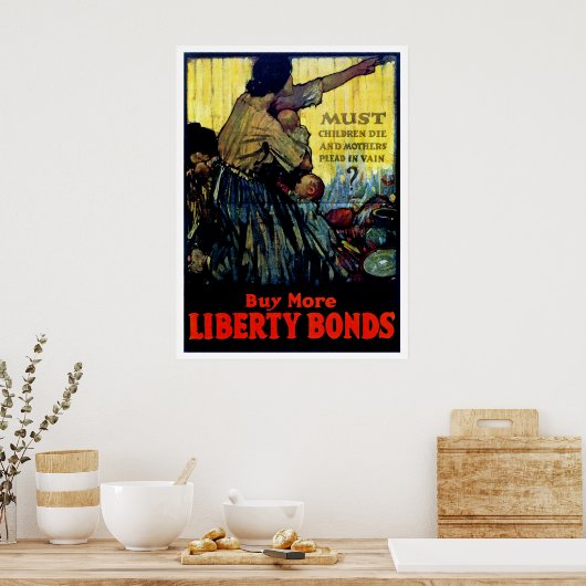 子どもがもっと自由買の絆で死ななければならない ポスター (キッチン)