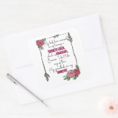 子どもが子どもを産んだと僕を責めお気に入りのた スクエアシール (封筒)