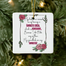 子どもが子どもを産んだと僕を責めお気に入りのた セラミックオーナメント