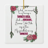 子どもが子どもを産んだと僕を責めお気に入りのた セラミックオーナメント (裏面)