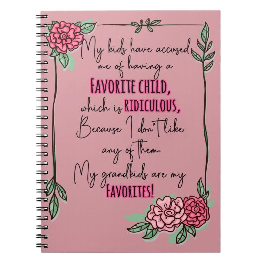 子どもが子どもを産んだと僕を責めお気に入りのた ノートブック (正面)