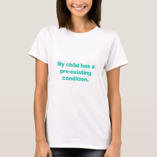 子どもが既に状態がある Tシャツ (正面)