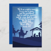 子どもが生まれいると子どもが休日与えだ シーズンカード (正面/裏面)