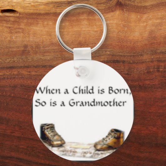 子どもが生まれいると…祖母 キーホルダー (正面)