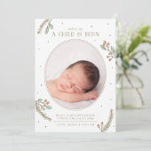 子どもが祝日の誕生生まれのお知らせ シーズンカード (スタンド正面)