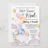 子どもが赤ん坊のシャワーをメールで待つのは当然だ 招待状 (正面)