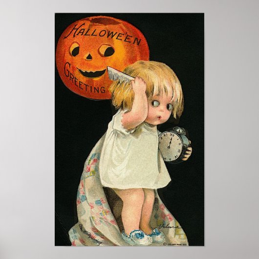 子どもが髪を粉々にする ポスター (正面)