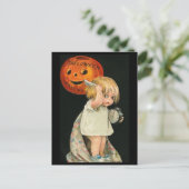 子どもが髪を粉々にする ポストカード (スタンド正面)