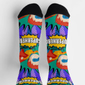 子どもすごい向けの靴下ヒーロー ソックス (上部)