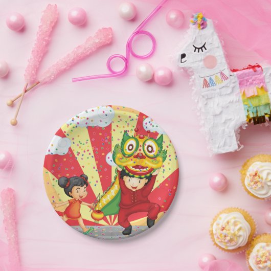 子どもたちおもしろい紙プレート ペーパープレート (パーティー)