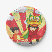 子どもたちおもしろい紙プレート ペーパープレート (正面)