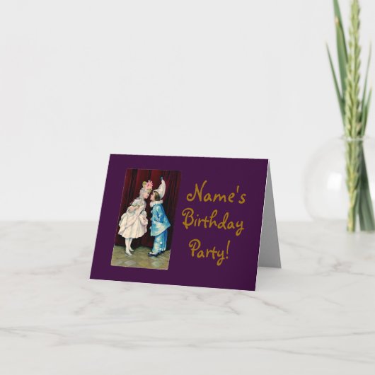 子どもたちがおじぎをして〜の色を変える サンキューカード (正面)