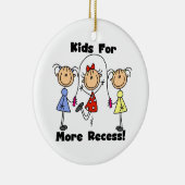 子どもたちがさらに休みを取る セラミックオーナメント (右)