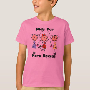 子どもたちがさらに休みを取る Tシャツ