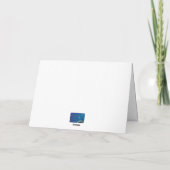 子どもたちが夜空を見る カード (裏面)