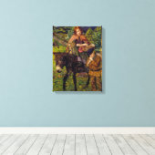 子どもたちが市場に出る(ジョン・リー) キャンバスプリント (インサイチュ (ウッドフロア))