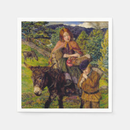 子どもたちが市場に出る(ジョン・リー) スタンダードカクテルナプキン