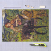 子どもたちが市場に出る(ジョン・リー) 薄葉紙 (クラフト)