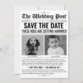 子どもたちが結婚する新聞発表を受け取る シーズンカード (正面)