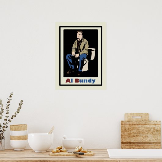 子どもたちと一緒にトイレに結婚した上がったアル・バンディ ポスター (キッチン)