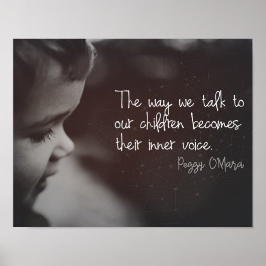 子どもたちと話す ポスター (正面)