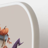 子どもたちにハロウィンキャンディを集めるトリックまたは治療 ピックルボールラケット (左詳細)