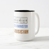 子どもたちに読める音楽リテラシー食べの要件 ツートーンマグカップ (正面右)