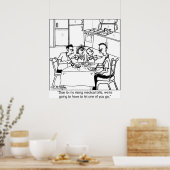 子どもたちに請求書を支払わせる ポスター (キッチン)