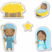 子どもたちのアフリカの出生ジョセフ、メアリー、イエス シール (正面)