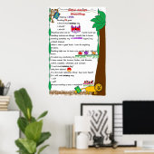 子どもたちのポスター読に夢中 ポスター (ホームオフィス)