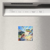 子どもたちの受賞作品：マスの小川 マグネット (インサイチュ (食洗機))