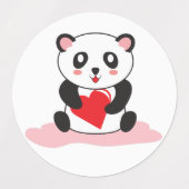 子どもたちの可愛い漫画のシールとラベル ラベル (デザイン2)