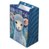 子どもたちの可愛い羊春 ミディアムペーパーバッグ (裏面アングル)