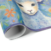 子どもたちの可愛い羊春 ラッピングペーパー (ロールコーナー)