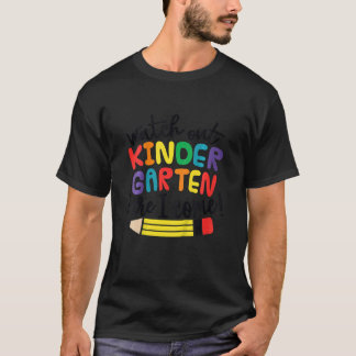 子どもたちはここで幼稚園を来見る私の女の子 Tシャツ