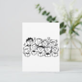 子どもたちを楽しく歌う ポストカード (スタンド正面)