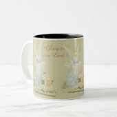 子どもたちを見守る守護天使 ツートーンマグカップ (正面左)