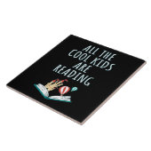 子どもたちカッコいいは皆、読IIの陶器のタイル タイル (側面)