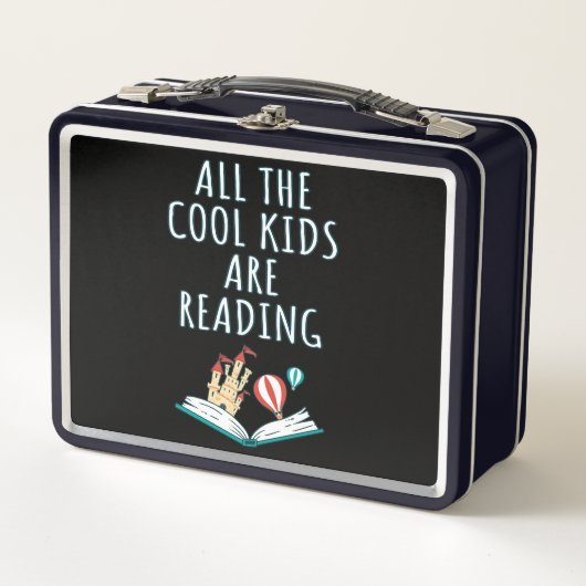 子どもたちカッコいいは皆II読の金属の弁当箱 メタルランチボックス (正面)