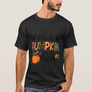 子どもたちハロウィーンの女の子Tパッチで最もカボチャ Tシャツ