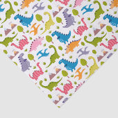 子どもたち可愛いカラフル恐竜 薄葉紙 (詳細)