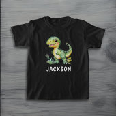 子どもたち可愛いパーソナライズされた恐竜 Tシャツ