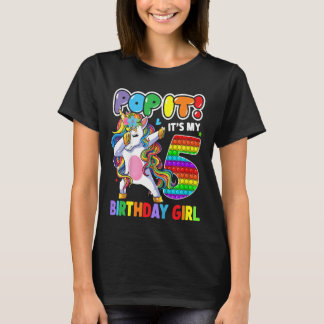 子どもたちUnicorn 5歳ギフト5誕生日 Tシャツ