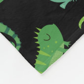 子どもたパーソナライズされたち爬虫類両生動物 フリースブランケット (角)