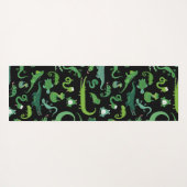 子どもたパーソナライズされたち爬虫類両生動物 ヨガマット (裏面(横))