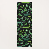 子どもたパーソナライズされたち爬虫類両生動物 ヨガマット (裏面)