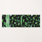 子どもたパーソナライズされたち爬虫類両生動物 ヨガマット (正面(横))